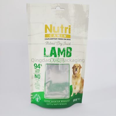 ซื้อ อาหารสัตว์เลี้ยง ถุงยืนขึ้นกับหน้าต่างสําหรับการบรรจุ ซีปเปอร์ล็อคปิดใหม่ online manufacture