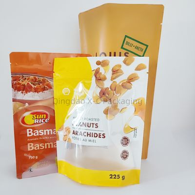ซื้อ BPA ฟรี ยืน Ziplock ถุง Eco Friendly Ziplock ยืน ยืน ถุง อาหาร สามารถนําไปใช้ใหม่ online manufacture
