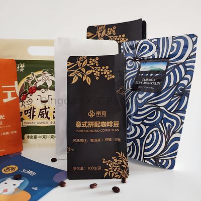 ซื้อ กระเป๋าบรรจุพิมพ์ ถั่วกาแฟ อาหารว่างสําหรับสัตว์เลี้ยง ชิปพิมพ์ถั่ว อาหารแห้ง วัสดุบรรจุ Ziplock online manufacture