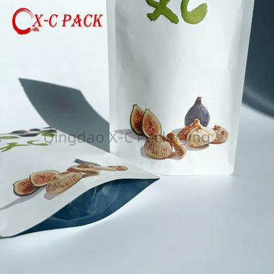 ซื้อ ยืนขึ้น ซิปเปอร์ กระดาษครัฟท์สีน้ําตาล ซิปเปอร์ล็อคปิดใหม่ ปิดความร้อน จัดเก็บอาหาร Doypack กระเป๋าบรรจุ online manufacture