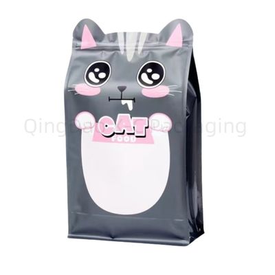 ซื้อ อาหารสัตว์เลี้ยงสแควร์ ด้านล่าง ถุงอาหารพลาสติกด้วยซิป online manufacture