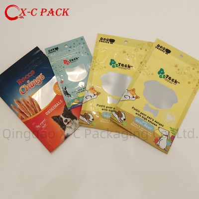 ซื้อ การบรรจุอาหารสัตว์เลี้ยงพลาสติกที่สามารถนําไปใช้ใหม่ กระเป๋าสะพายรองรับอัลลูมิเนียมสามารถปิดได้ใหม่ด้วยหน้าต่างสามด้าน online manufacture