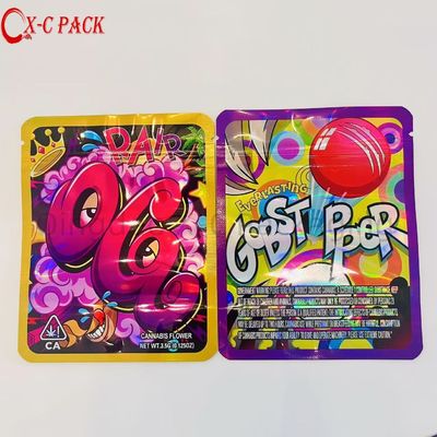 ซื้อ 3.5 กรัม 7 กรัม 14 กรัม 28 กรัม กระเป๋าพิมพ์กันกลิ่นที่กําหนดเอง online manufacture