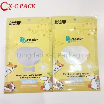 กระเป๋าสะพายน้ําหนักเบาแบบแน่นอาหารสัตว์เลี้ยง Ziplock กระเป๋าสะพายน้ํา